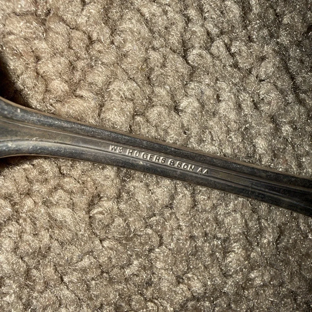 Vintage WM Roger And Sons Fork &Spoons Monogrammed 